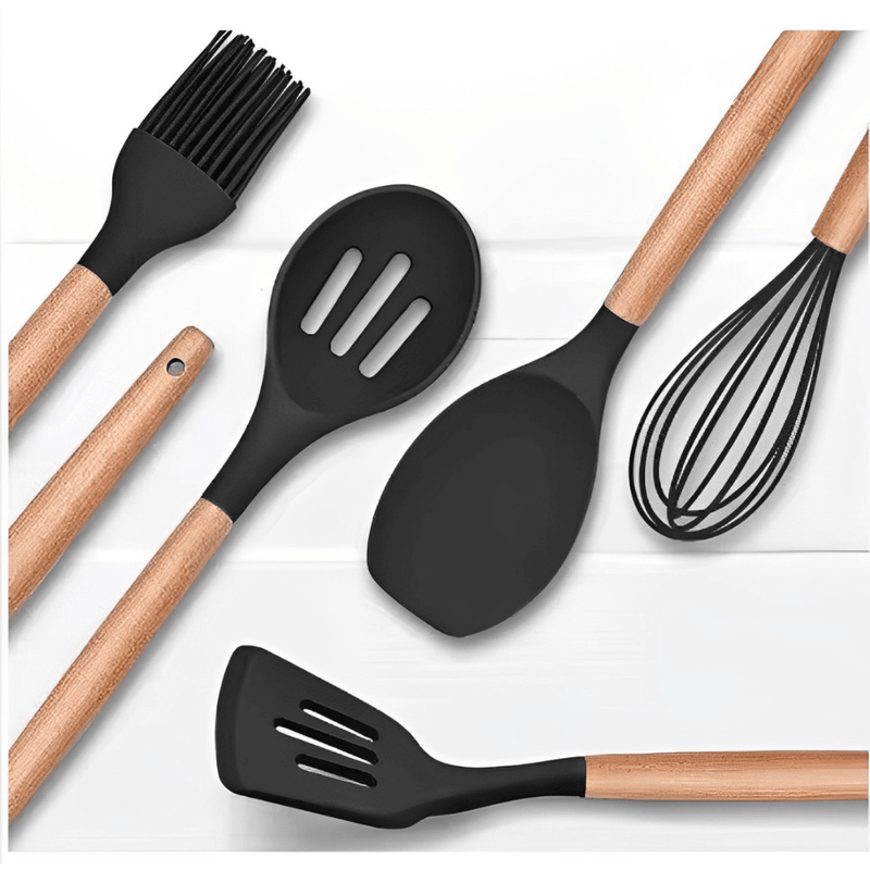 Utensílios de Cozinha Silicone 11 Peças