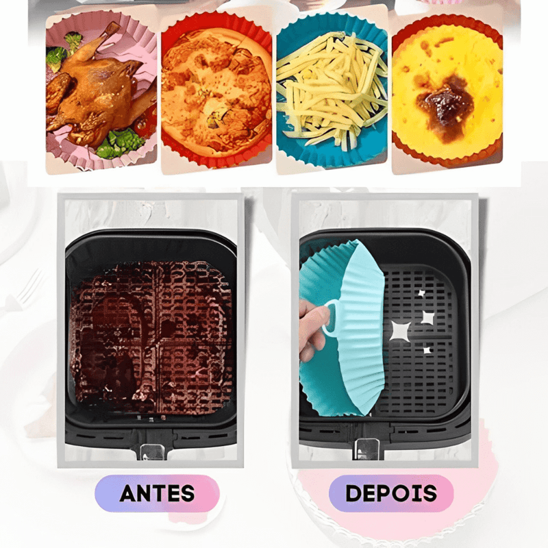 Protetor De Silicone Para AirFryer