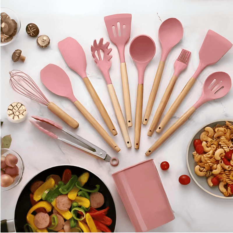 Utensílios de Cozinha Silicone 11 Peças