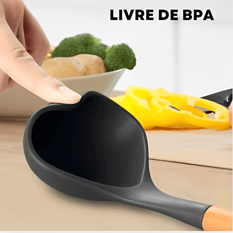 Utensílios de Cozinha Silicone 11 Peças