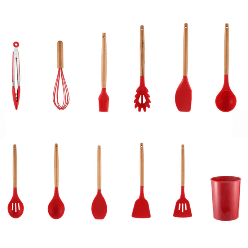 Utensílios de Cozinha Silicone 11 Peças