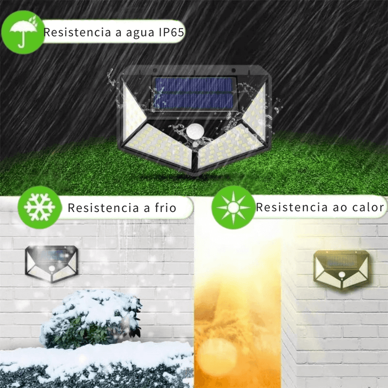 Luminária Solar de Jardim com Sensor de Movimento