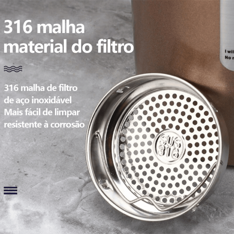 Garrafa térmica Isolamento duplo