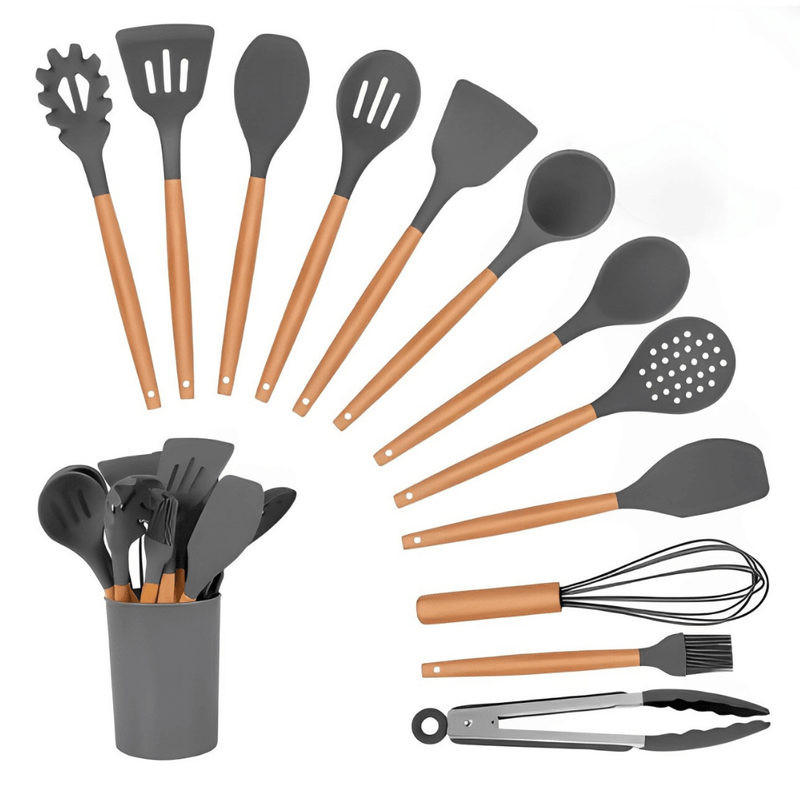 Utensílios de Cozinha Silicone 11 Peças